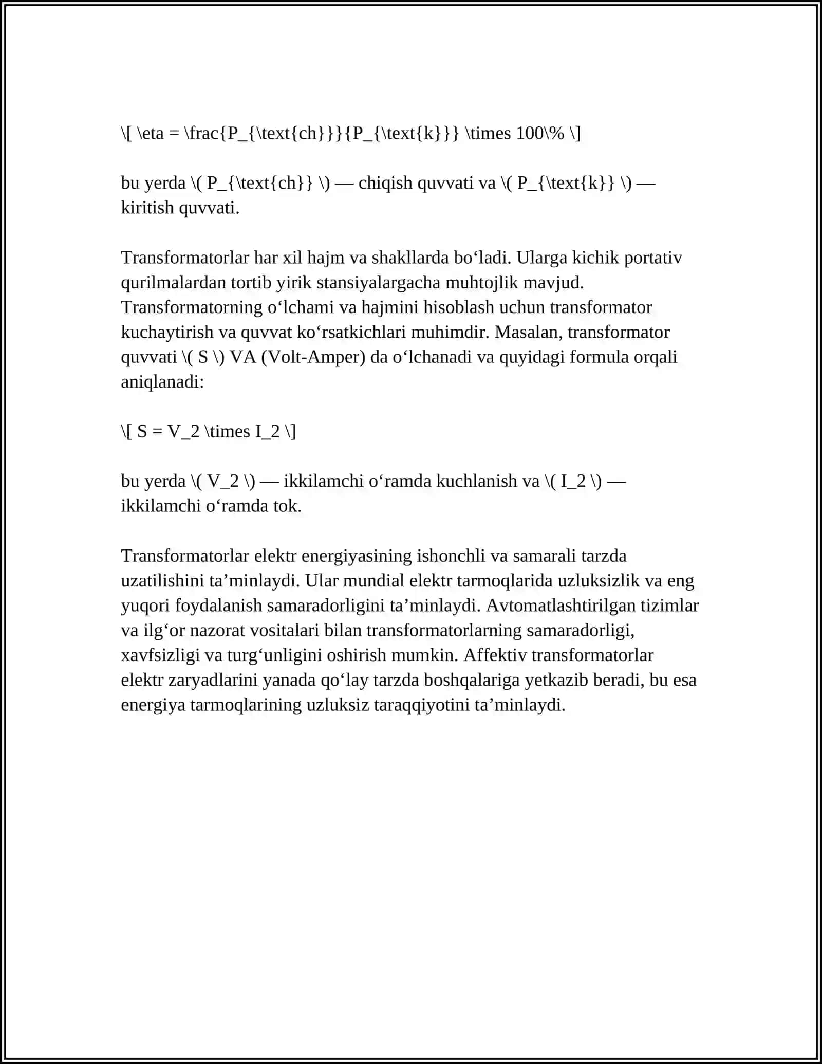 TRANSFORMATORLAR 4