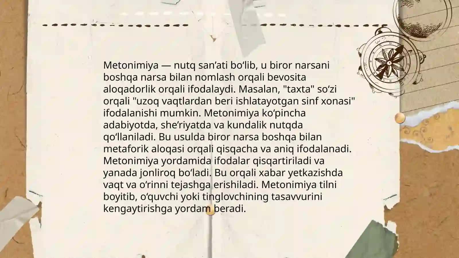 Leksikalogiya ma’no ko’chish usullari 4