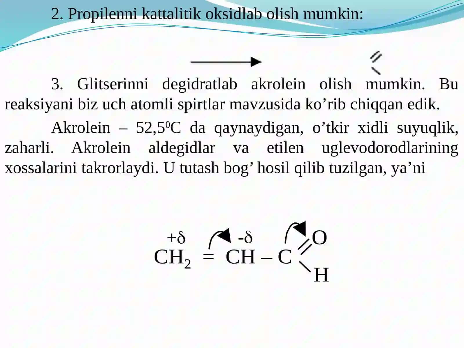 To’yinmagan aldegid va ketonlar 4