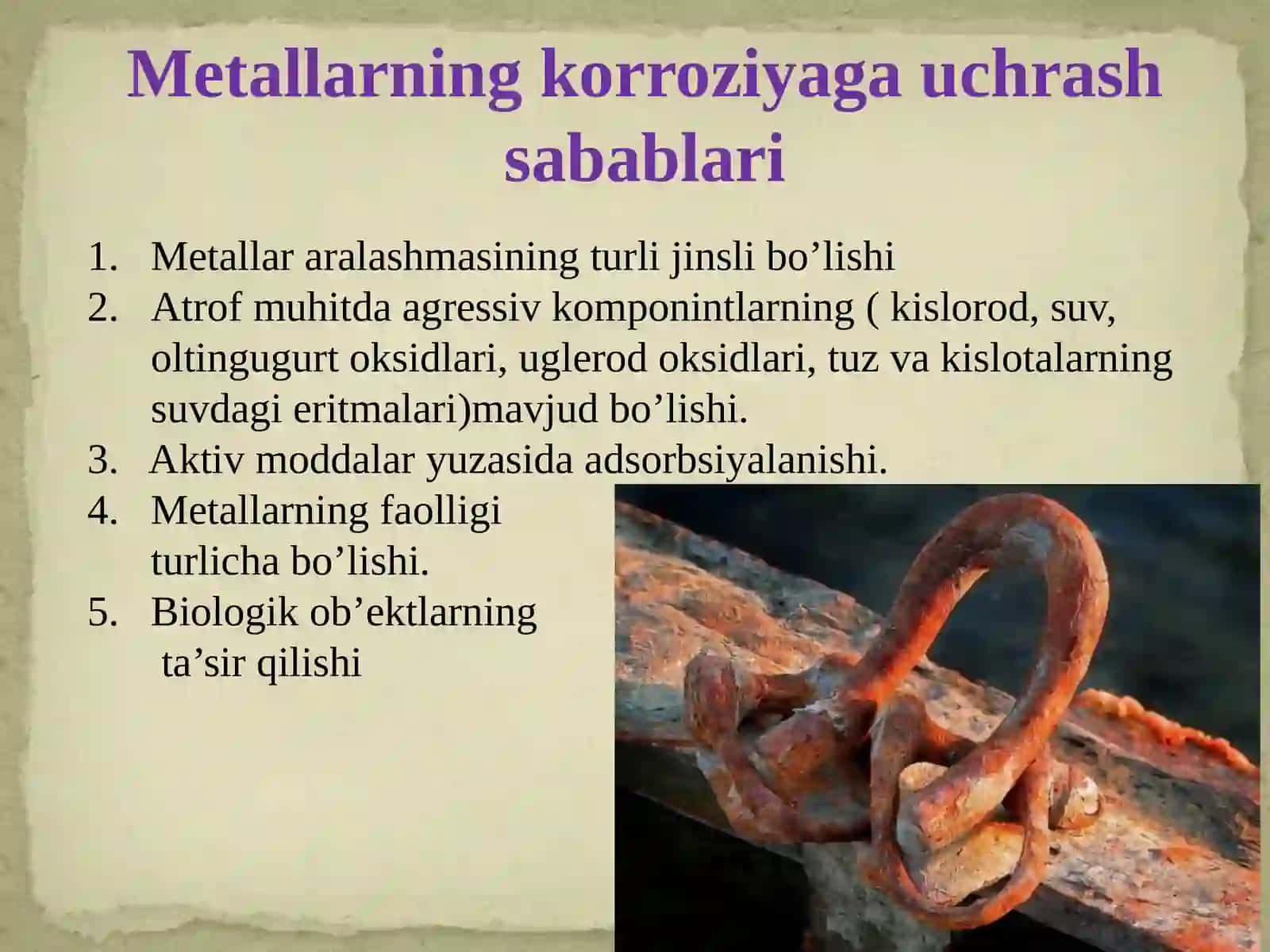 Metallar  korroziyasi 4