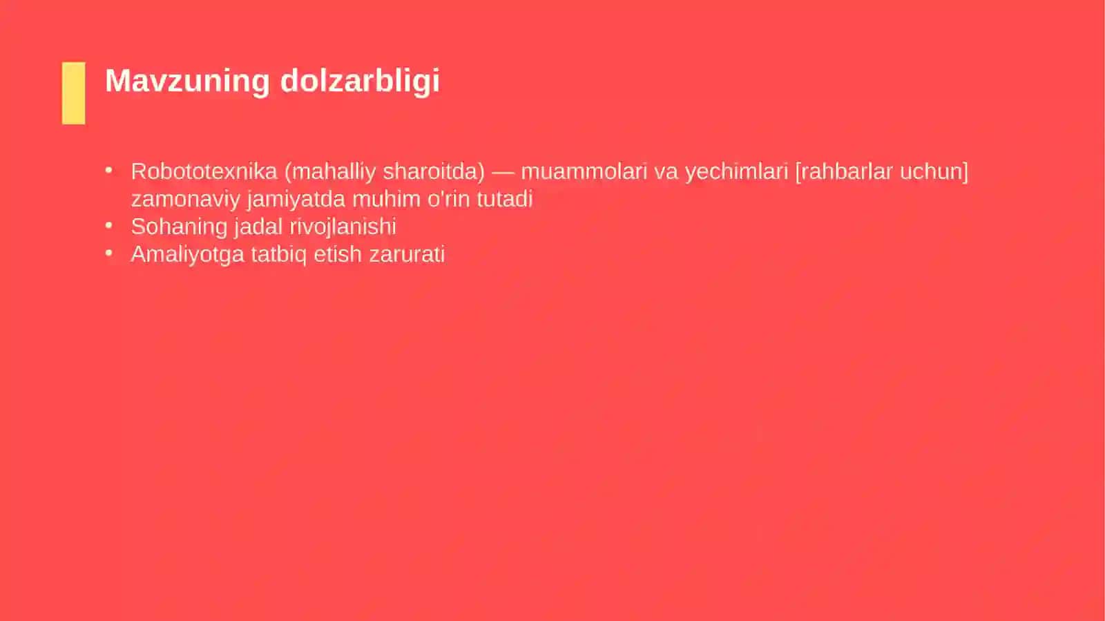 Robototexnika (mahalliy sharoitda) — muammolari va yechimlari [rahbarlar uchun] 4