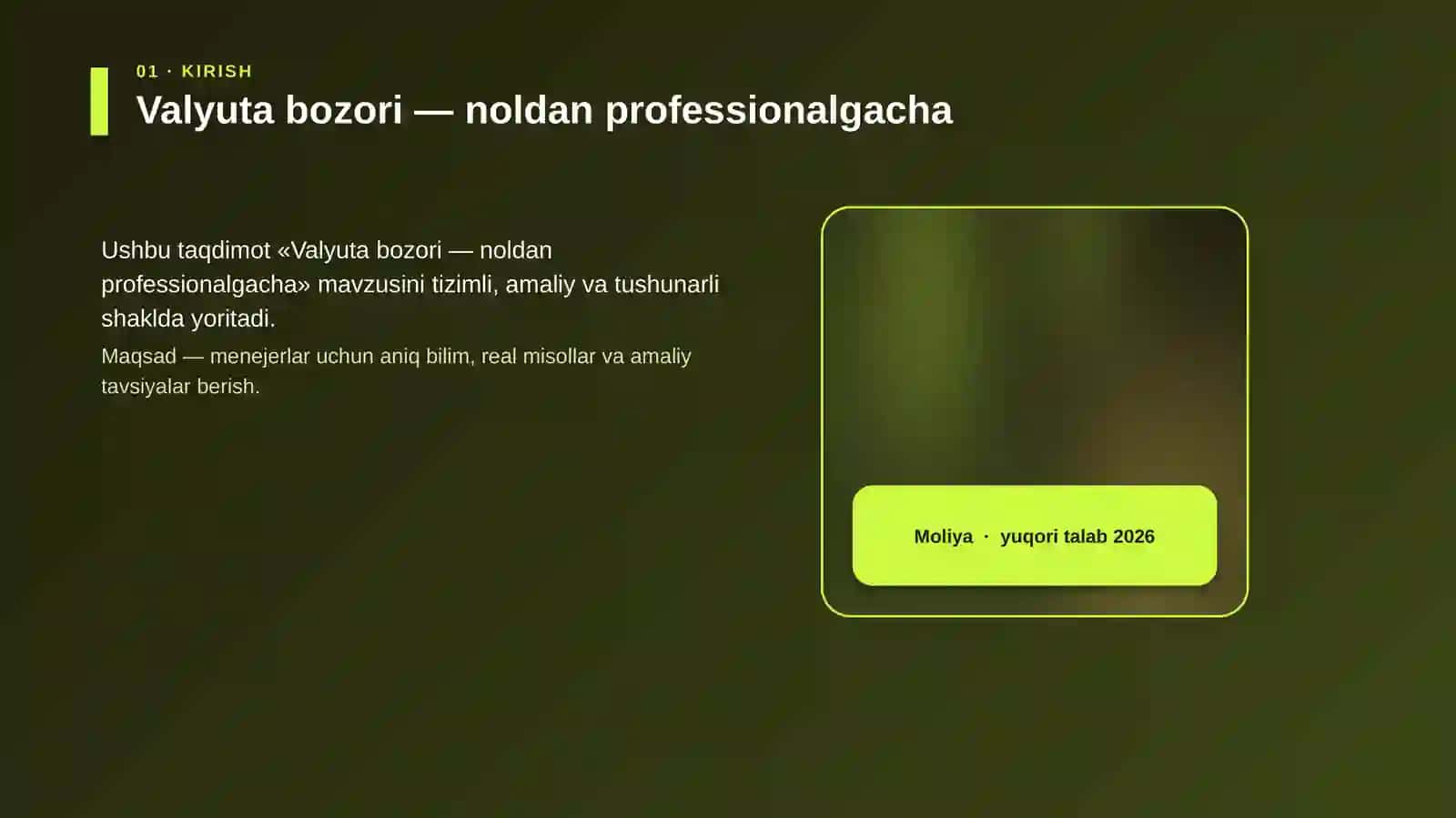 Valyuta bozori — noldan professionalgacha 4