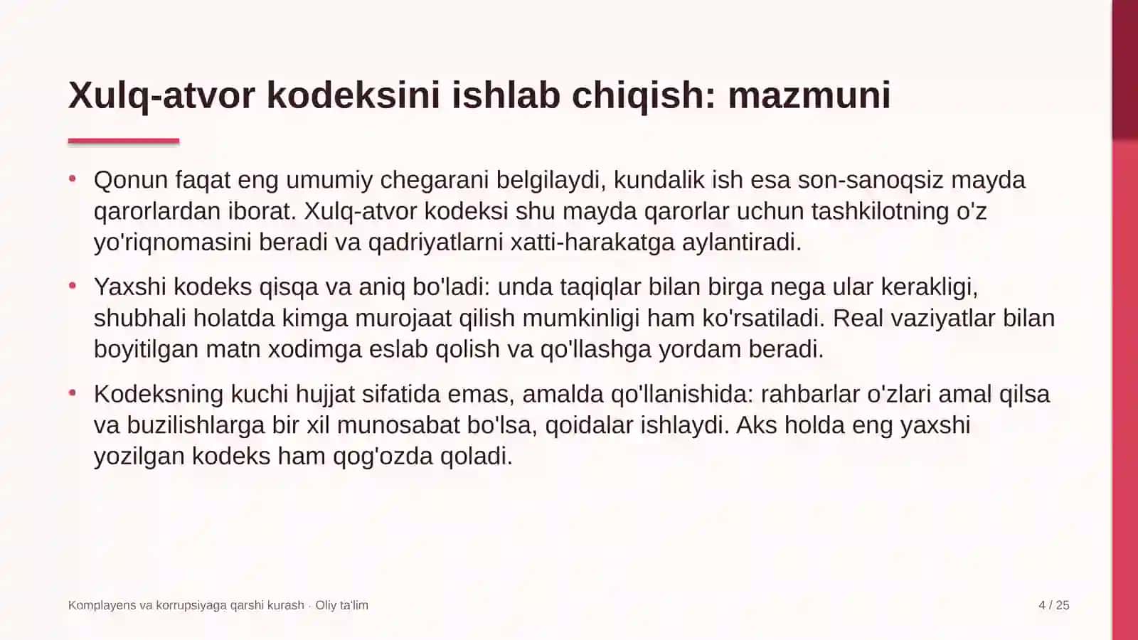 texnik ko'rik markazlarida xulq atvor kodeksini ishlab chiqish 4148 4