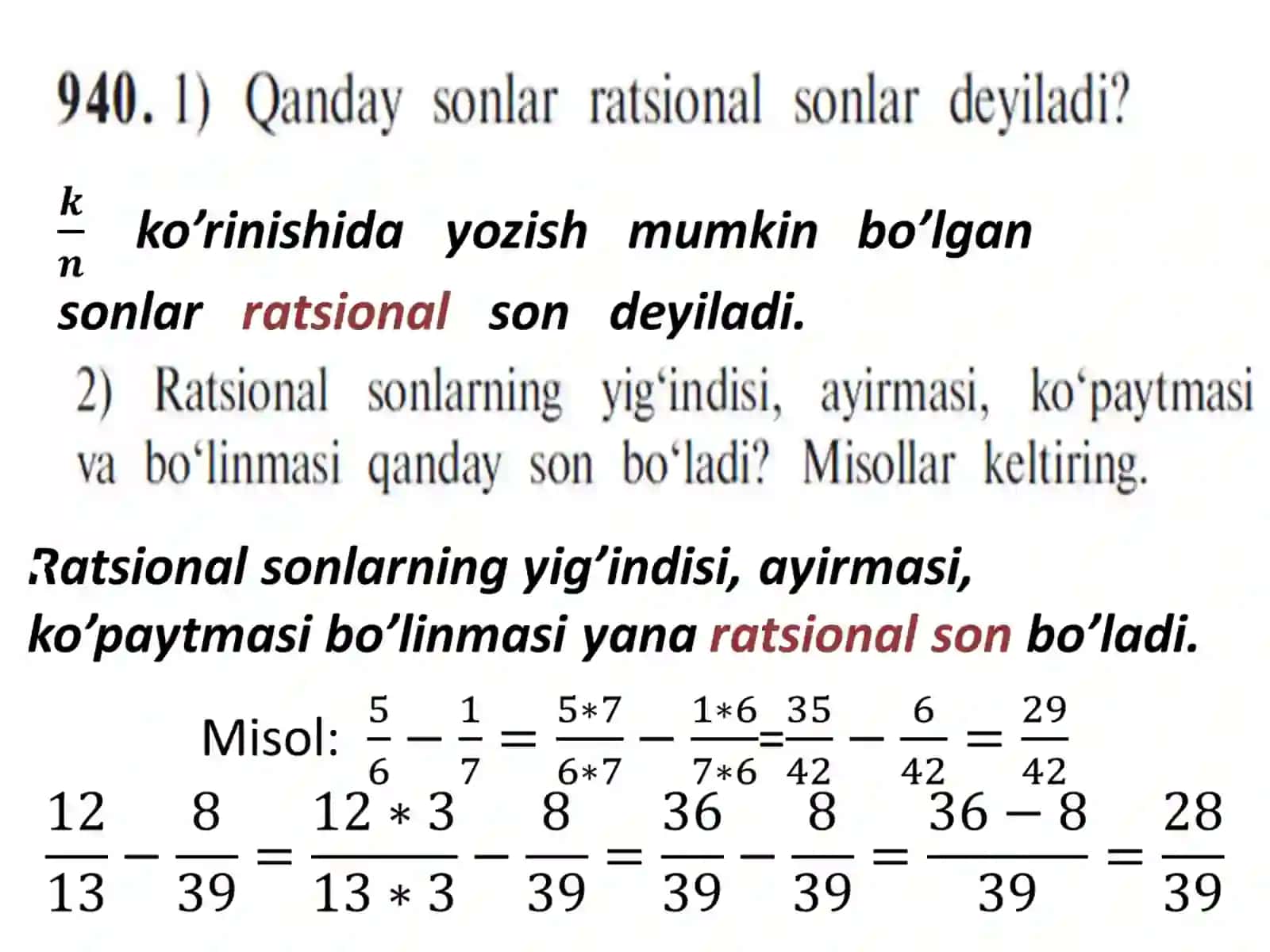 Ratsional so'ngi ma'ruza 4