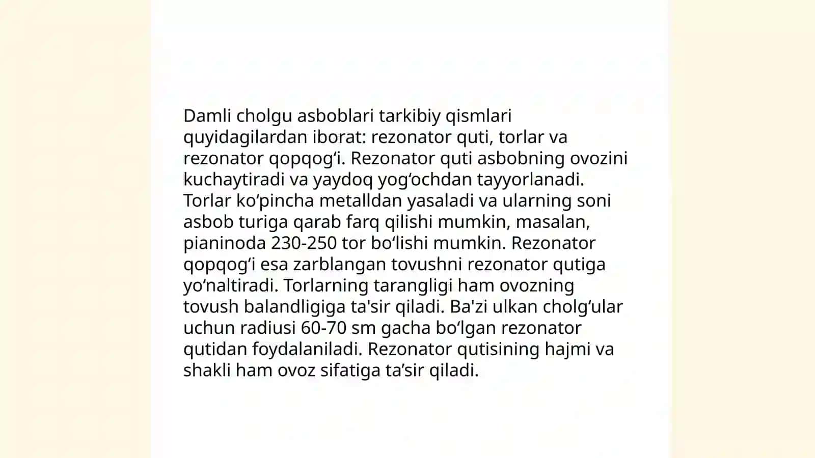 Damli cholg'ularga o'rgatish 4