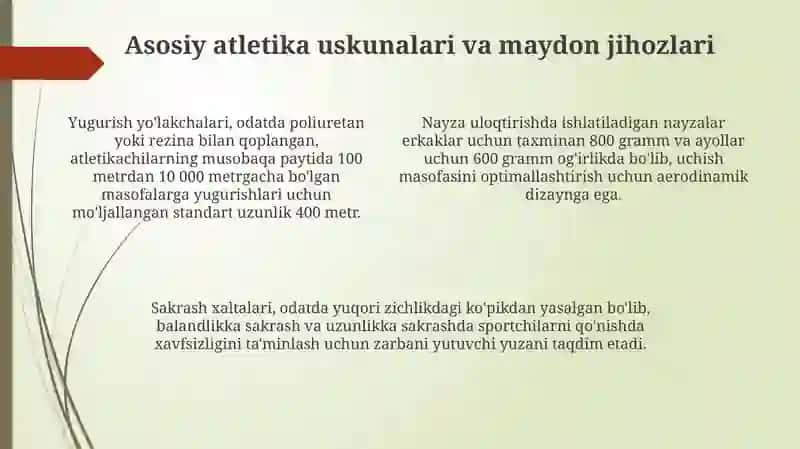 Yengil atletika sektori 4