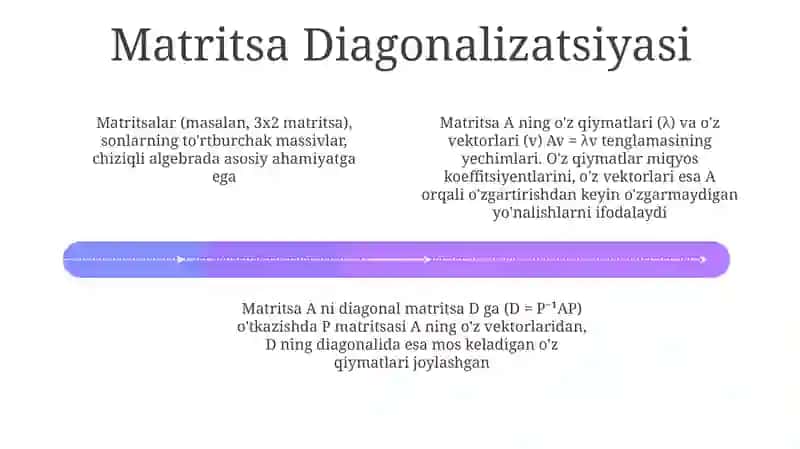 Matritsalar qo'llanilishi 4