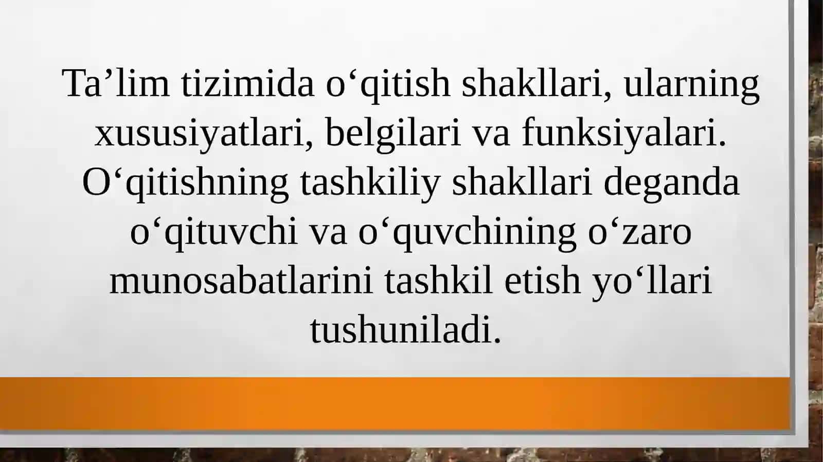 Zamonaviy o‘qitish shakllari va uslublari 4