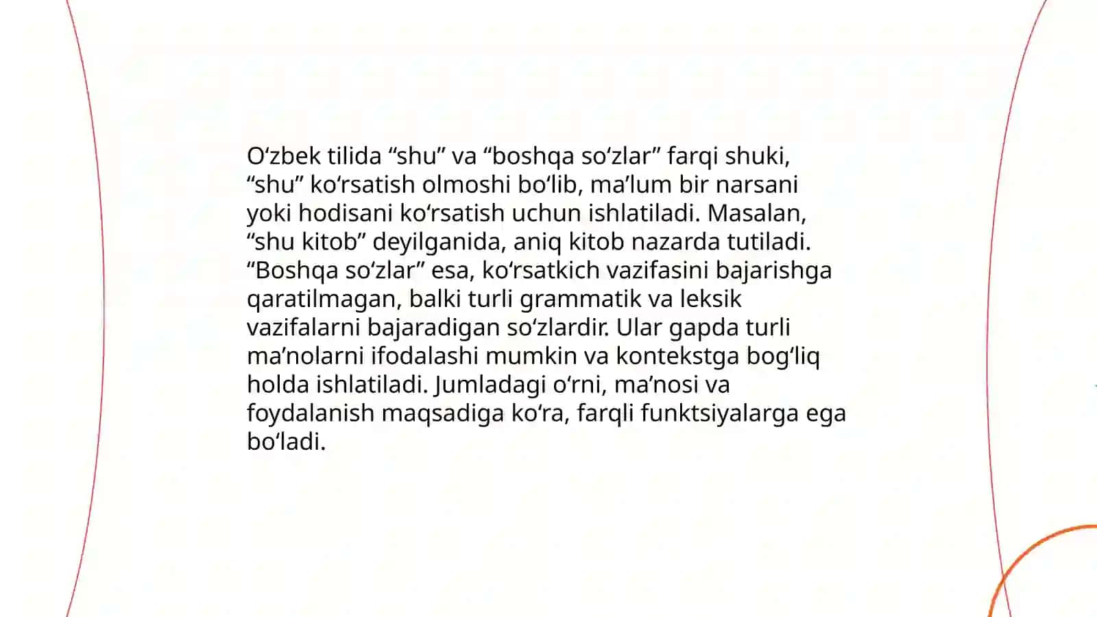 Shu so‘zi va uning ma'nosi 4