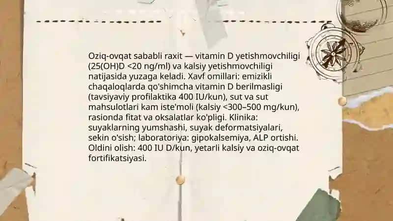 Raxitsimon kassaliklar 4