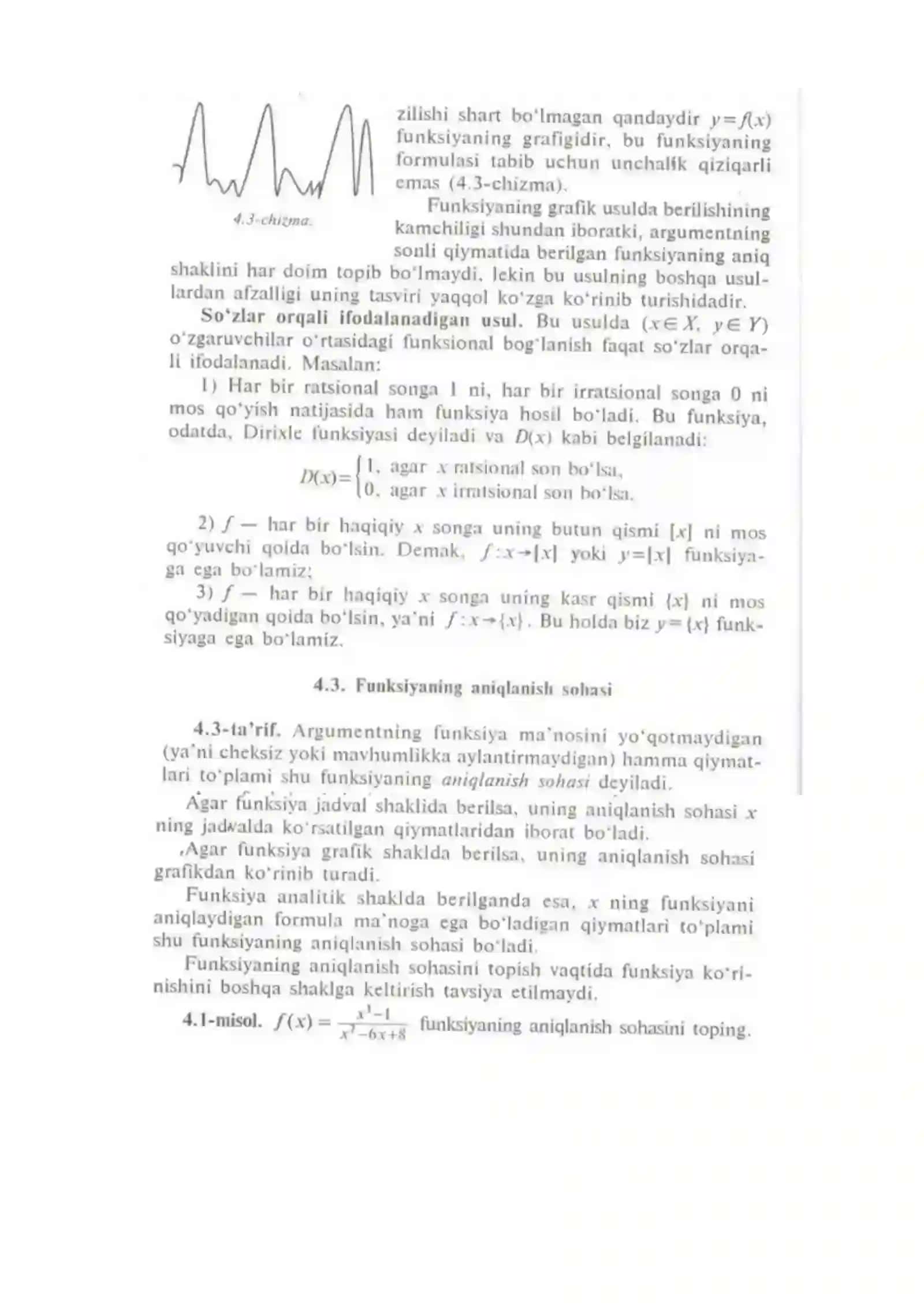 Funksiya tushunchasi 4