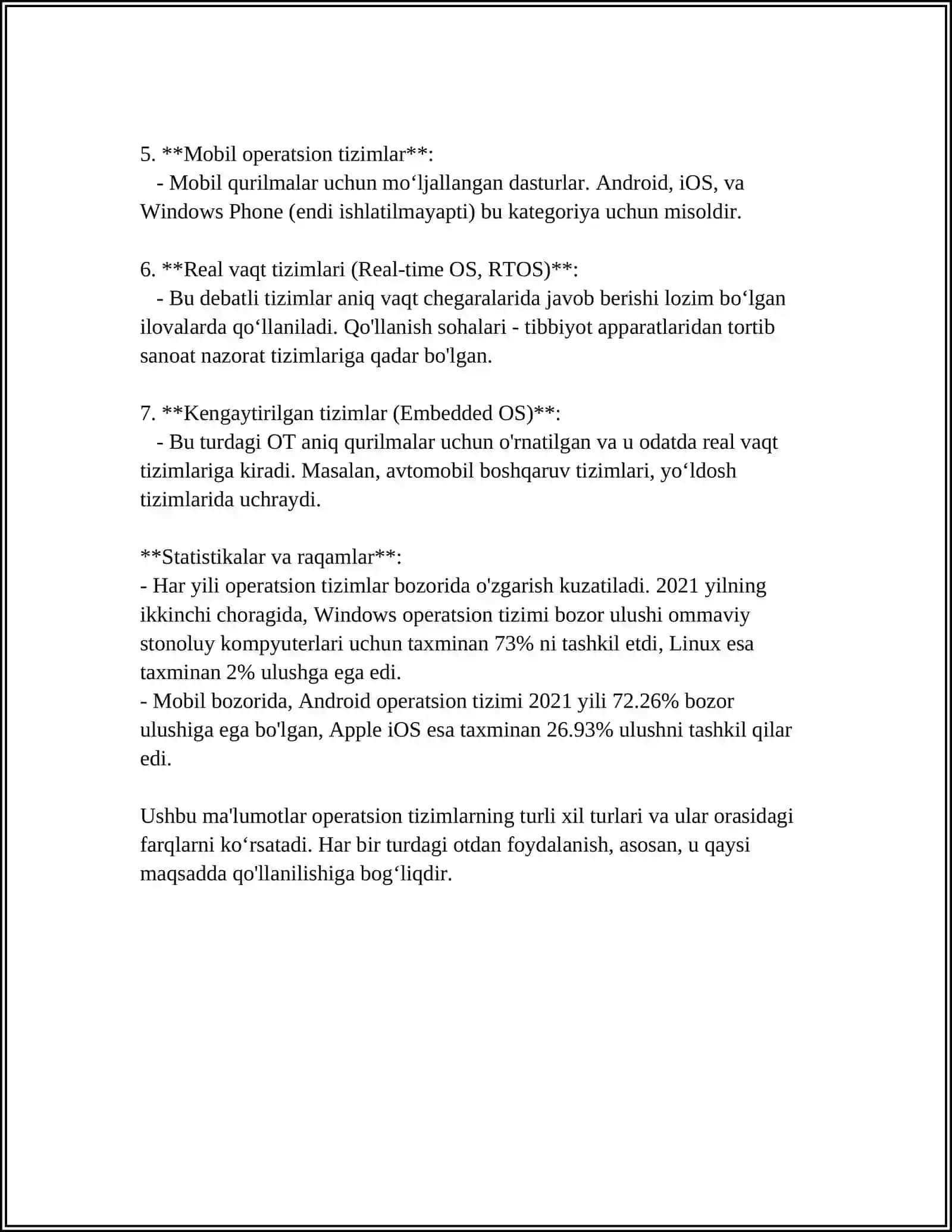 OPERATSION TIZIMLAR 4