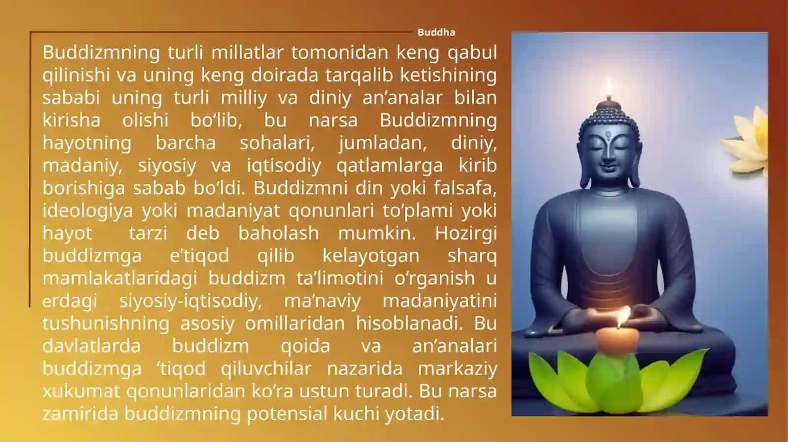 Buddizm taqdimot 4
