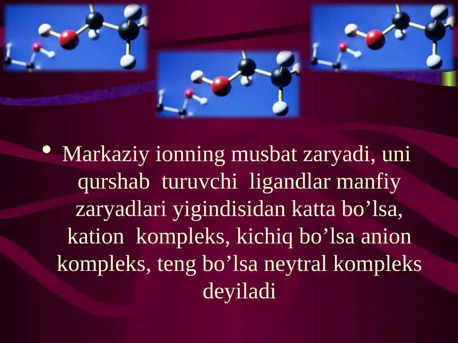 Birikmalarning tuzilishi 4
