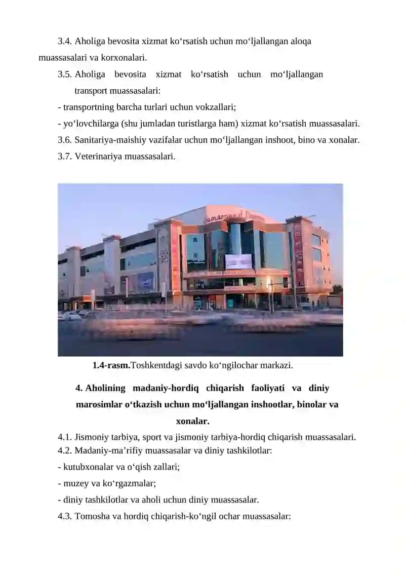 Jamoat xizmat ko’rsatish binolari 4