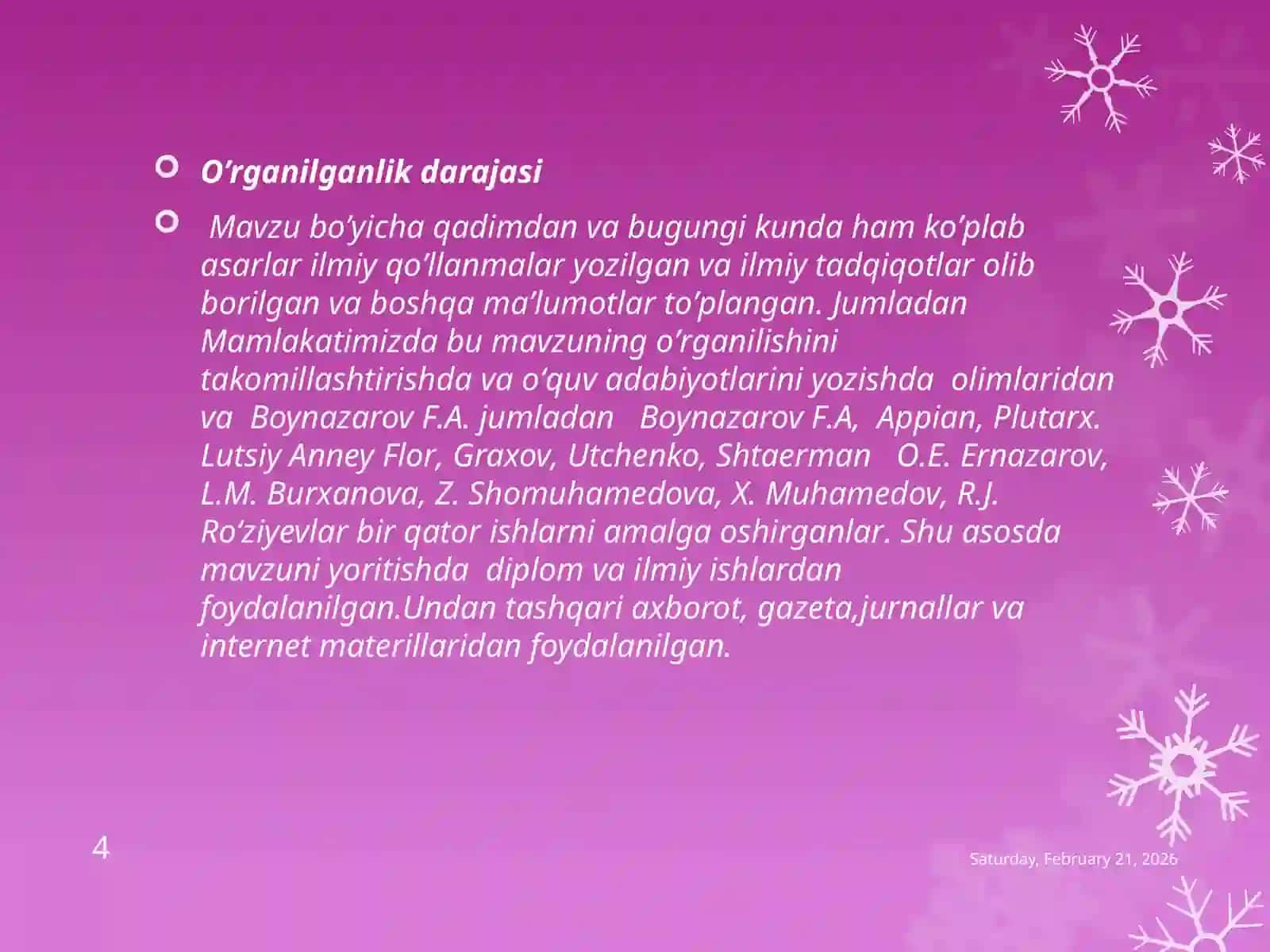 Dominanttizim.So’nggiRimimperiyasi 4