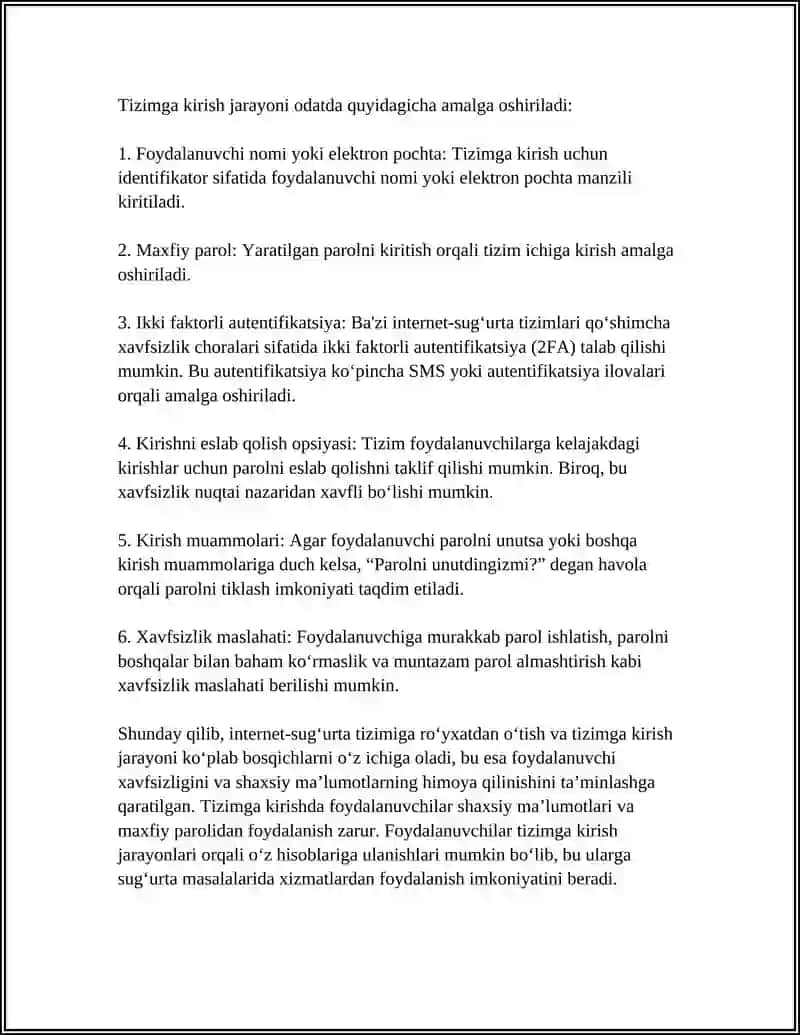 INTERNET-SUGʻURTA TIZIMI BILAN ISHLASH 4