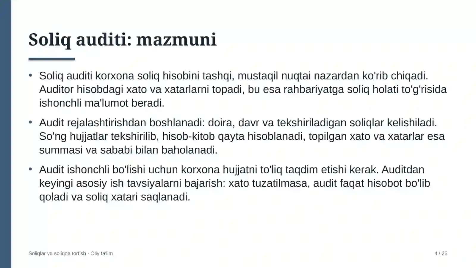 Shisha sanoatida soliq auditi 4