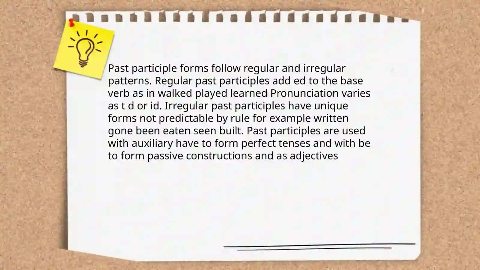 Participles 4