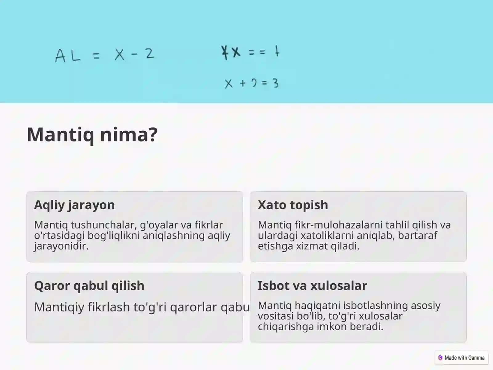 Mantiq 4