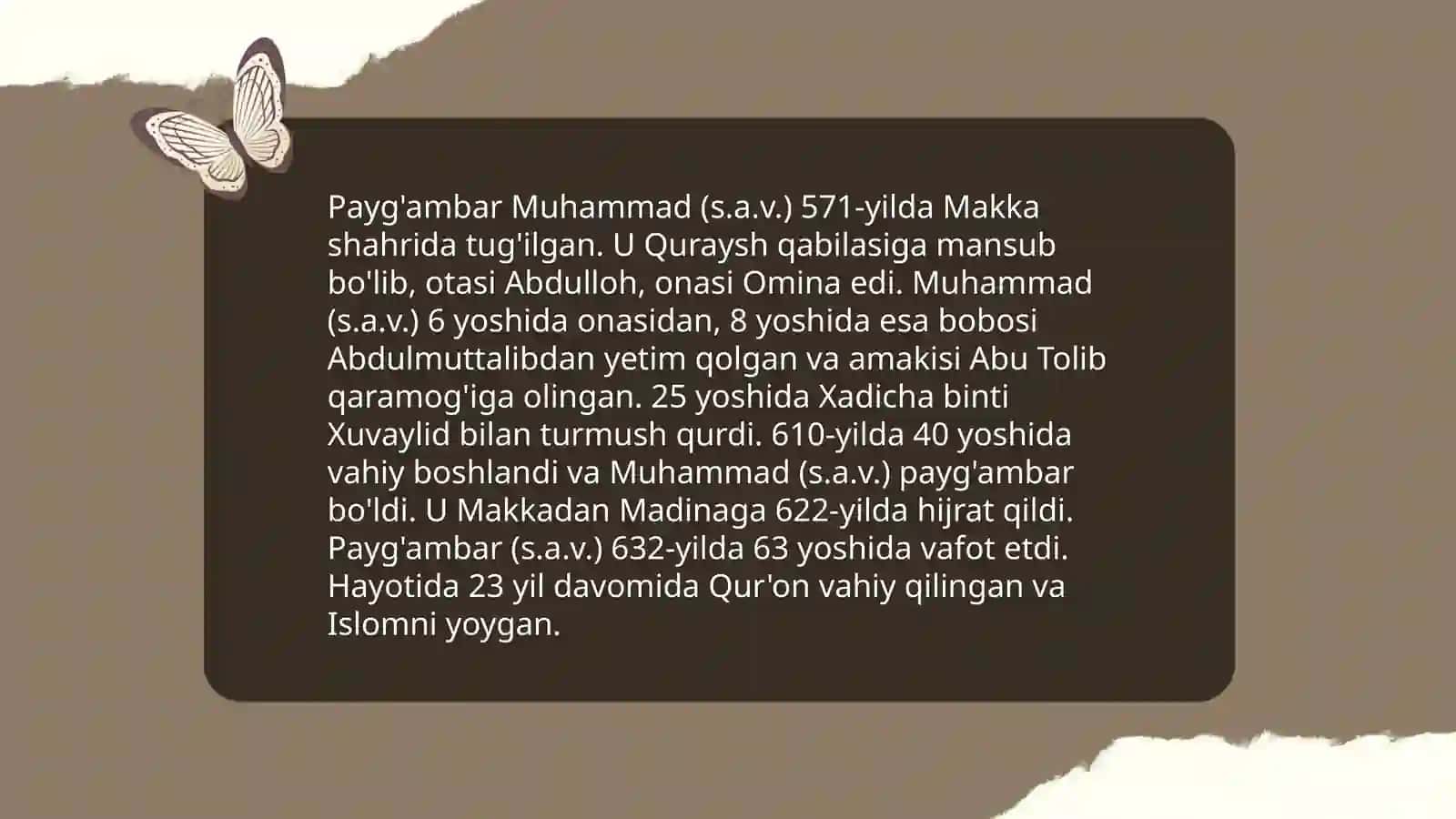 Islom dinining vujudga kelishi 4