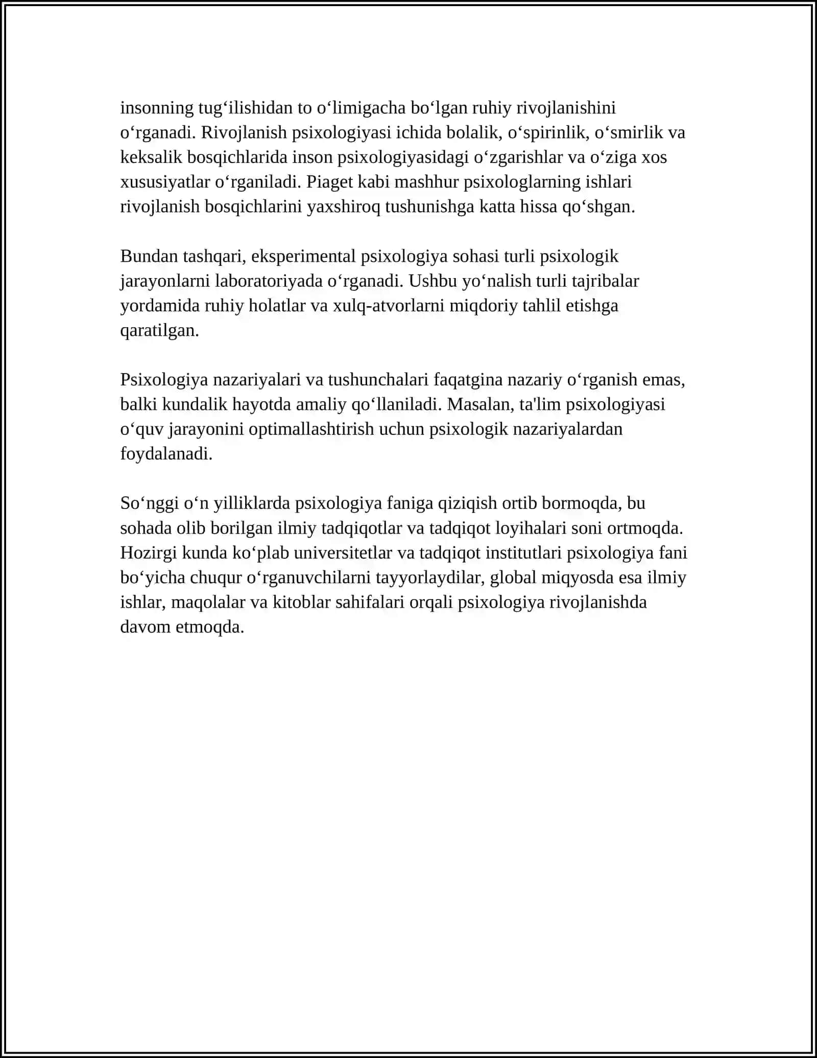 Psixologiya fani va kasb sifatida 4