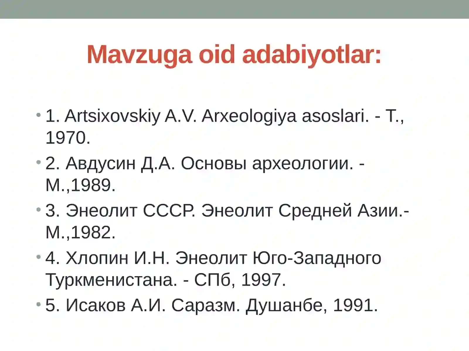 Eneolit davri va uning yodgorliklari (Arxeologiya) 4
