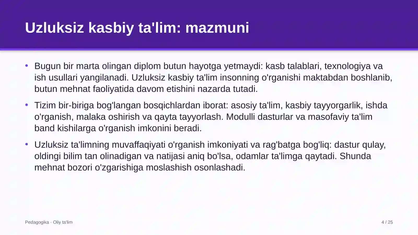 Urug'chilik xo'jaliklarida uzluksiz kasbiy ta'lim 4