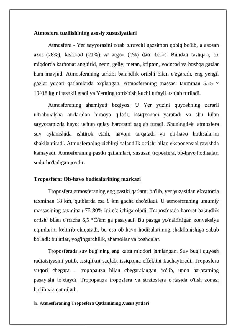 Atmosfera qurami va bosimi 4