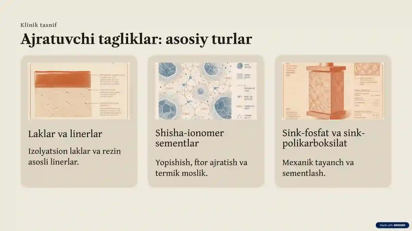 Terapevtik stomatologiya kursi 4