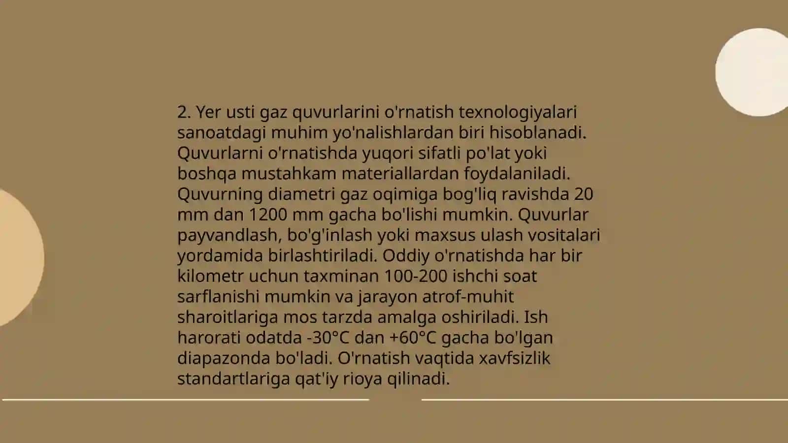 Yer osti va yer usti gaz quvurlari 4