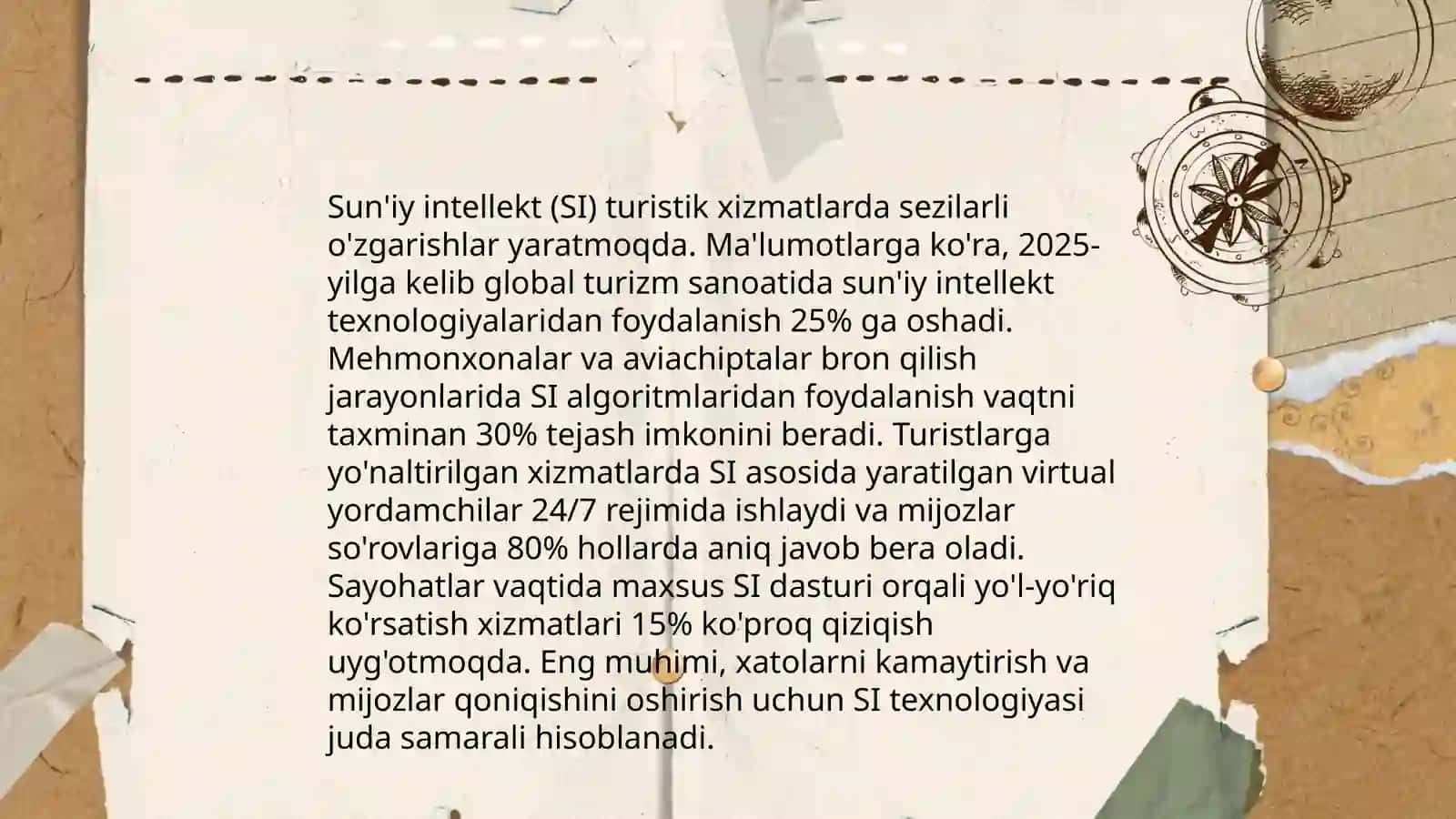 Turizm sohasida sun’iy intelekt 4