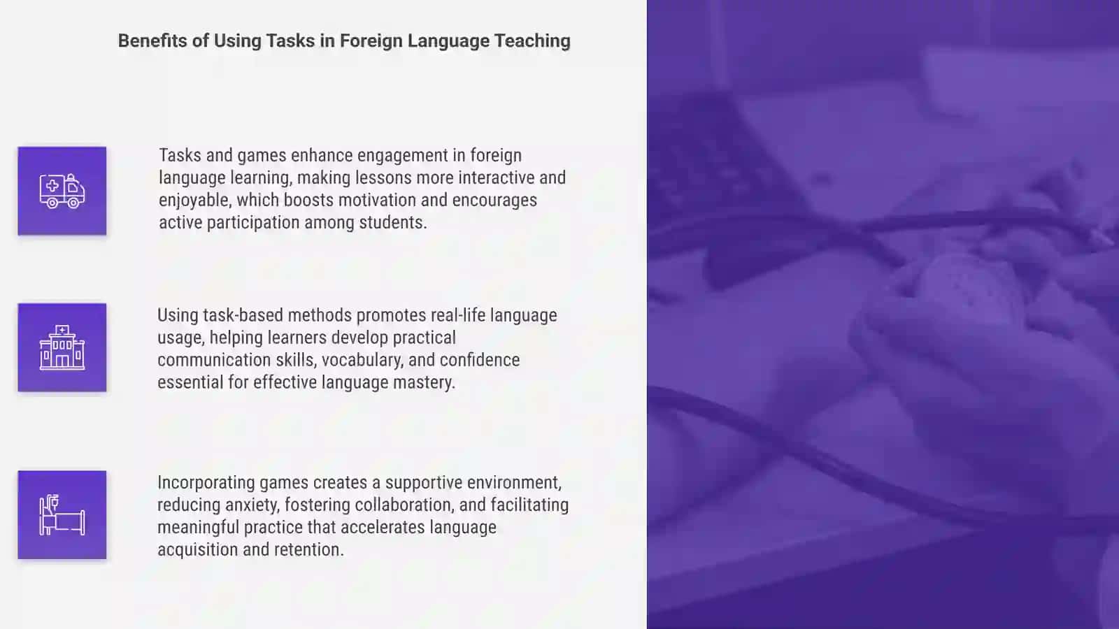 The Role of Task and Games in Foreign Language Teaching 4
