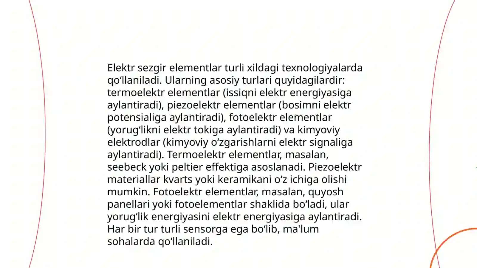 Sеzgir elеmеntlаr 4
