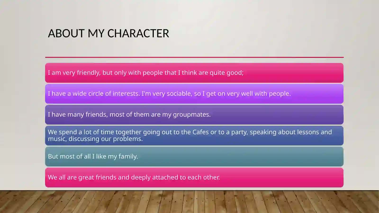 About me 4
