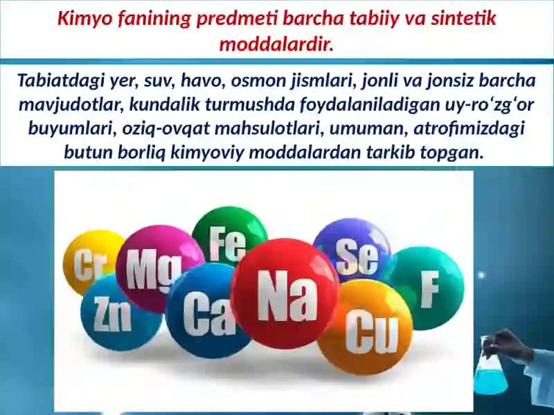 kimyo fani va uning vazifalari 4