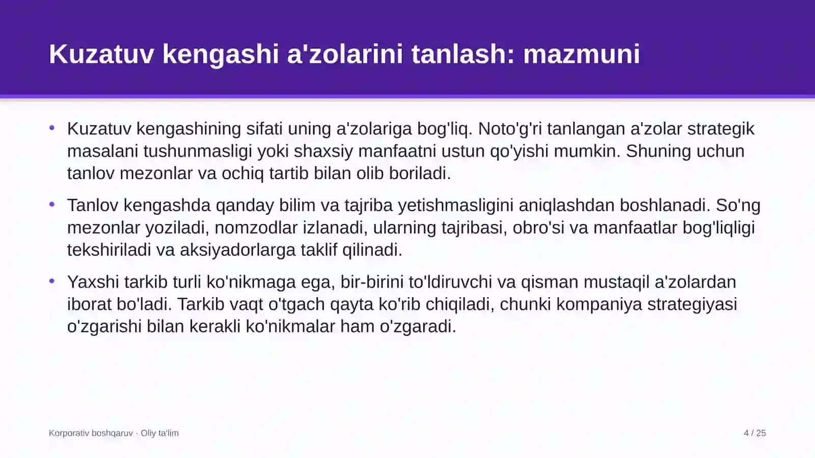 televideniyeda kuzatuv kengashi a'zolarini tanlash 1158 4