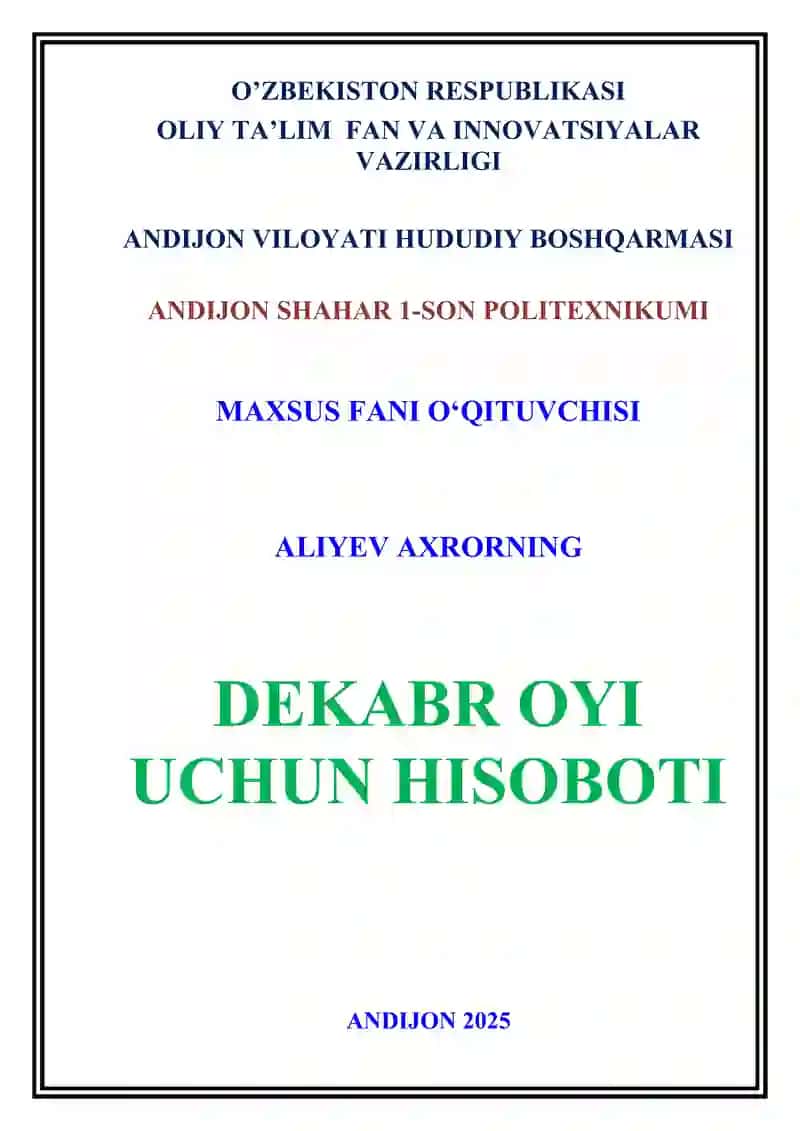 OY NOMLARI 4