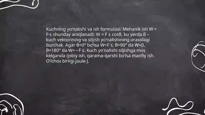 Mehanik ish. Ergonometriya 4