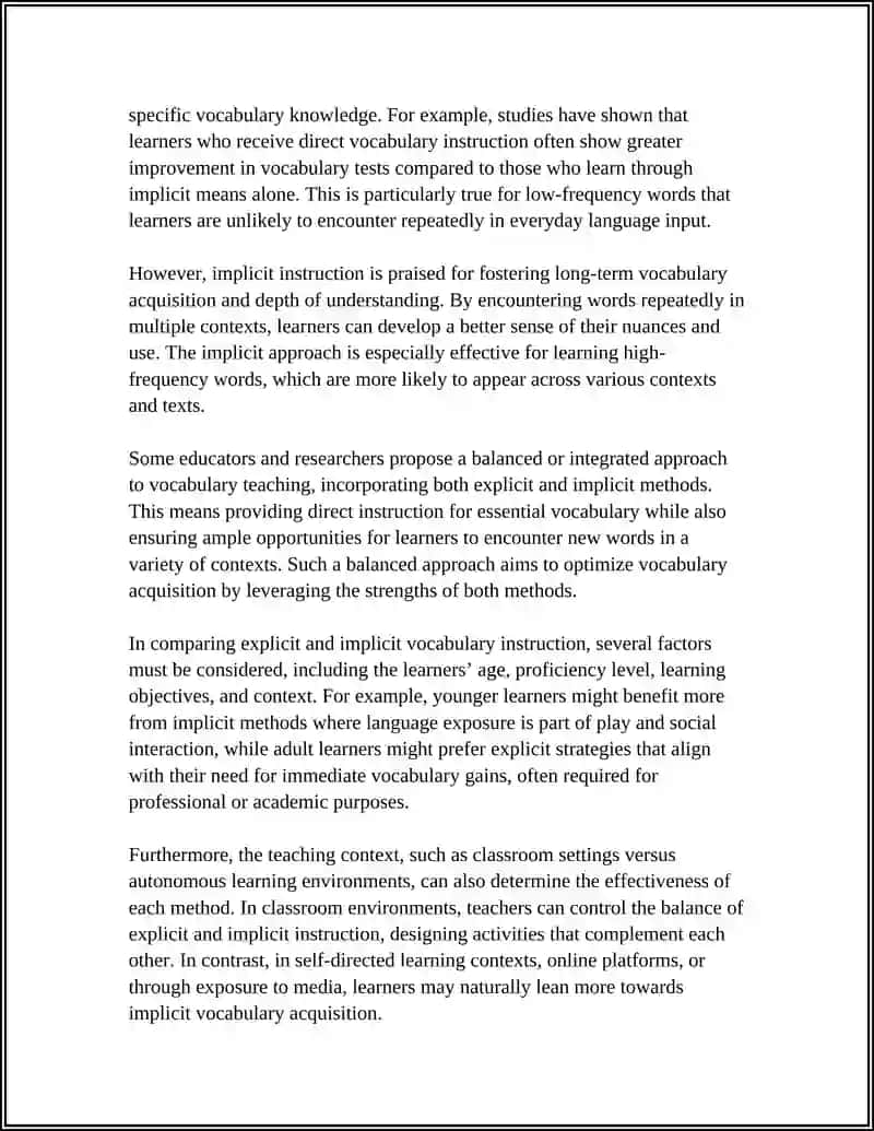 Comparing Vocabulary Teaching Methods in ELT 4