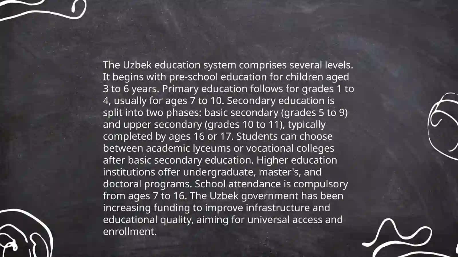 Education system in Uzbekistan 4