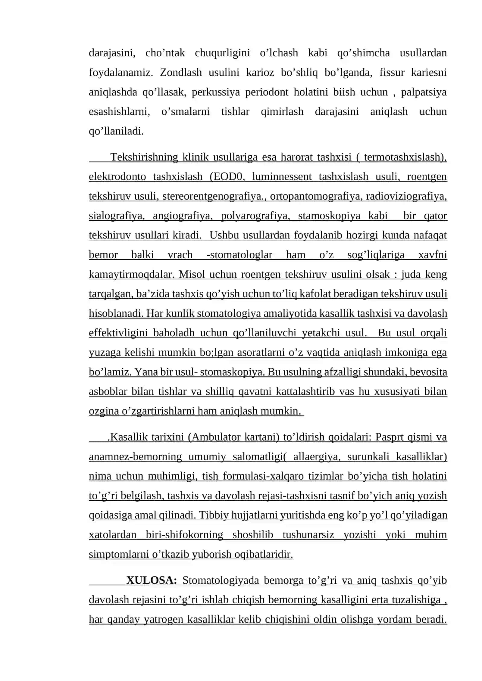 STOMATOLOGIK BEMORNI TEKSHIRISH USULLARI 4