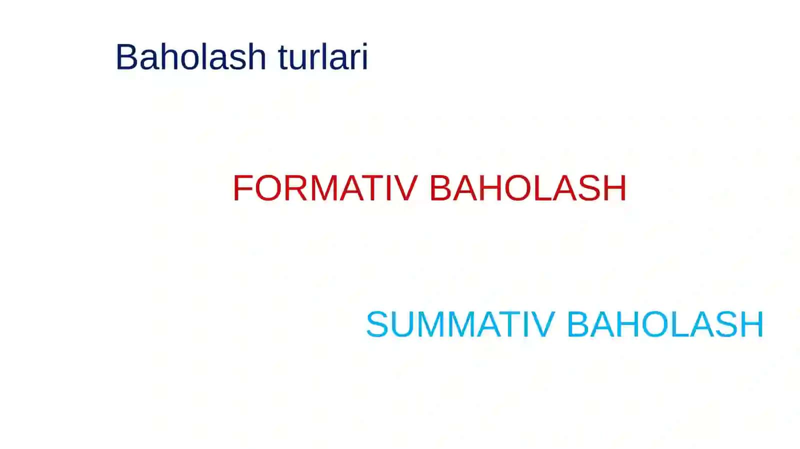 YANGI BAHOLASH TIZIMI 4