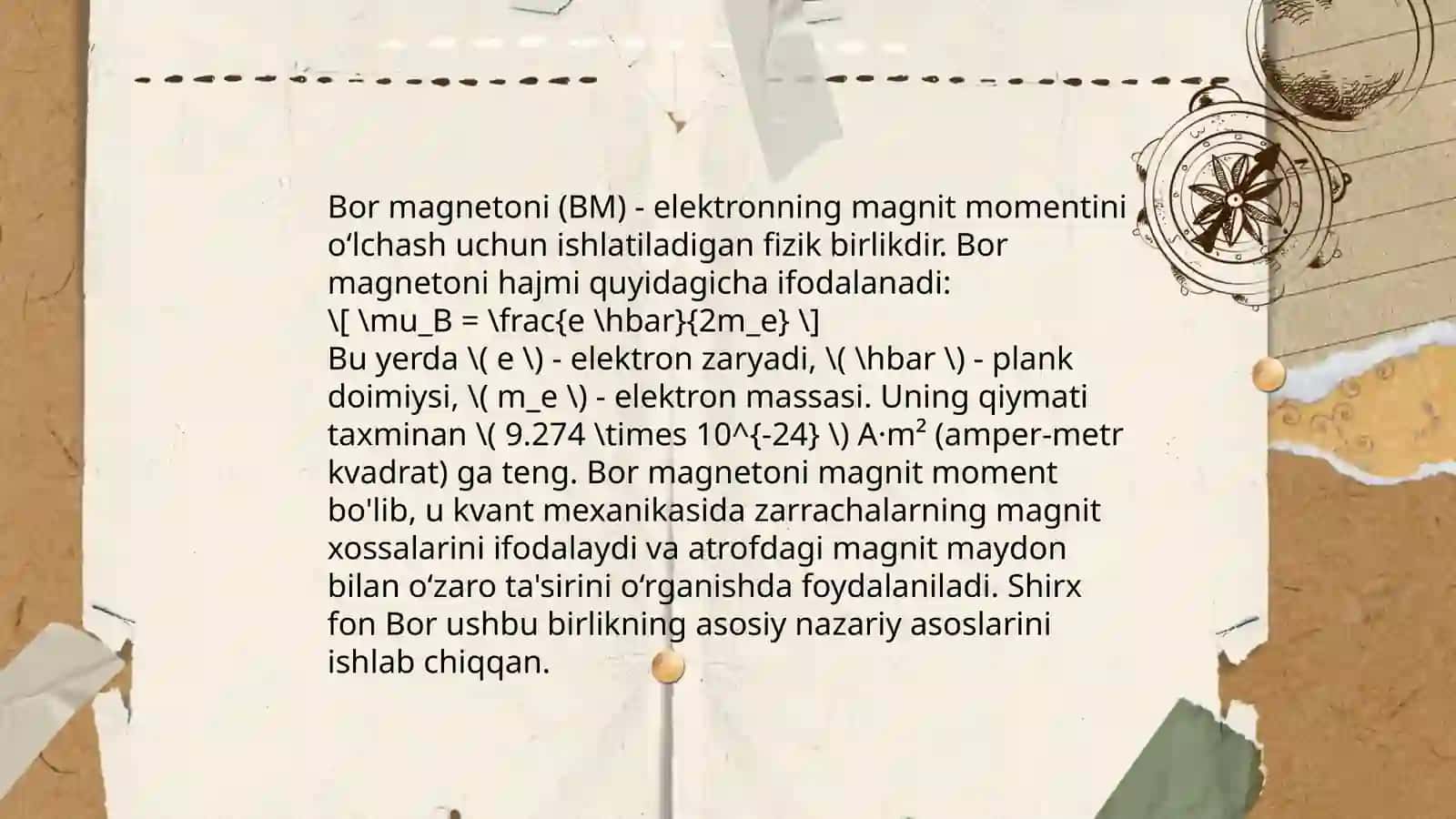 Bor magnetoni 4