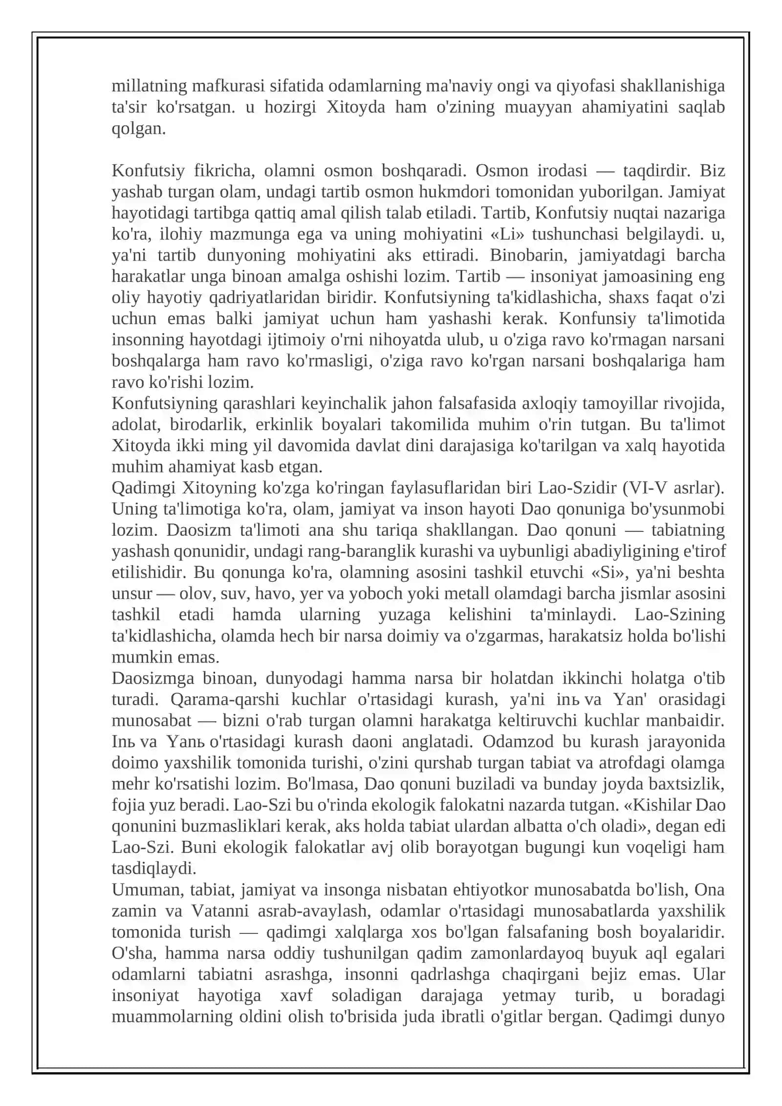 Sharq Xalqlarining Ilk Falsafiy Fikrlari 4