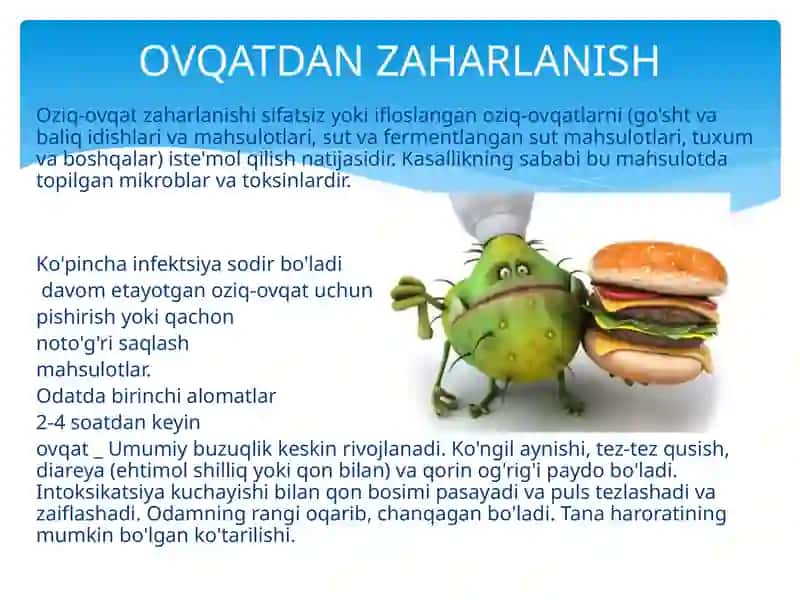 Zaharlanish turlari 4