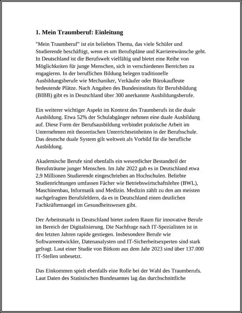 "MEIN TRAUMBERUF" 4