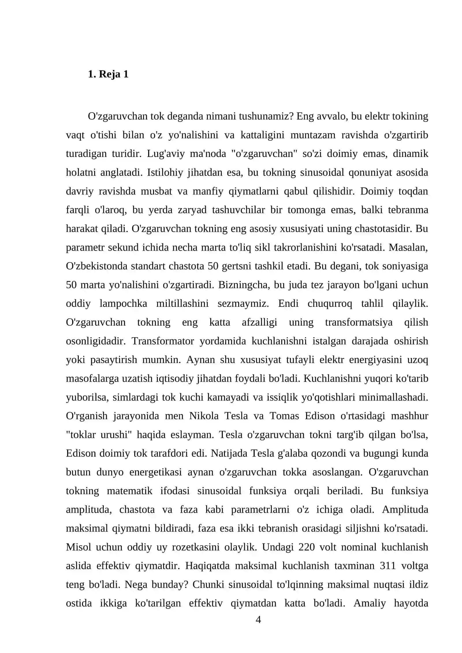 O'zgaruvchan tok 4