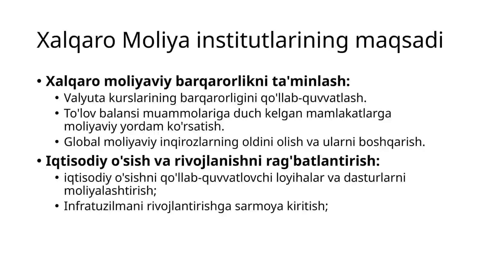 Xalqaro valyuta-kredit va moliya tashkilotlari 4