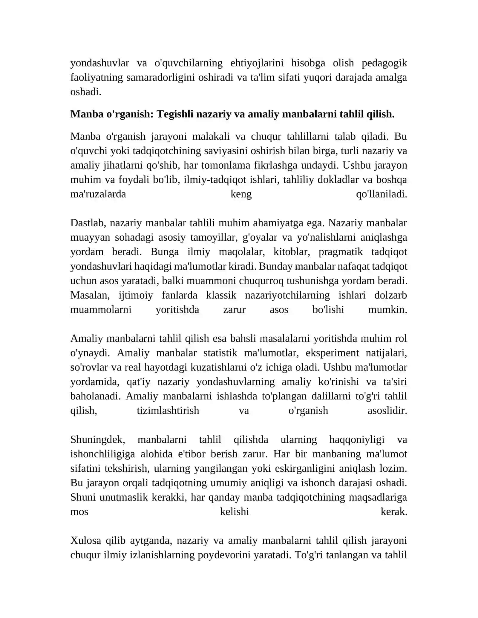 Pedagogik faoliyatini loyihalashtirishturlari 4